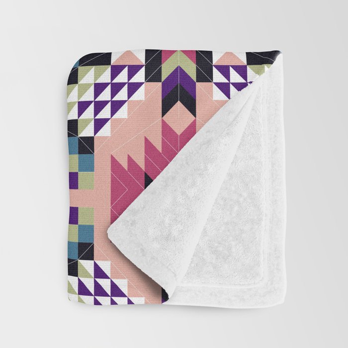 MP Tribal geometric B Throw Blanket Gallery Image 3