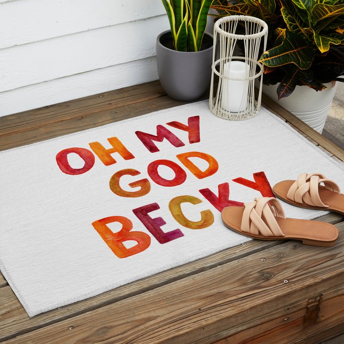Oh My God Becky Outdoor Rug Gallery Image 2
