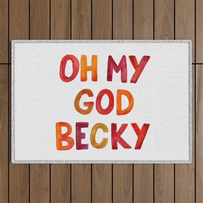 Oh My God Becky Outdoor Rug Gallery Image 1