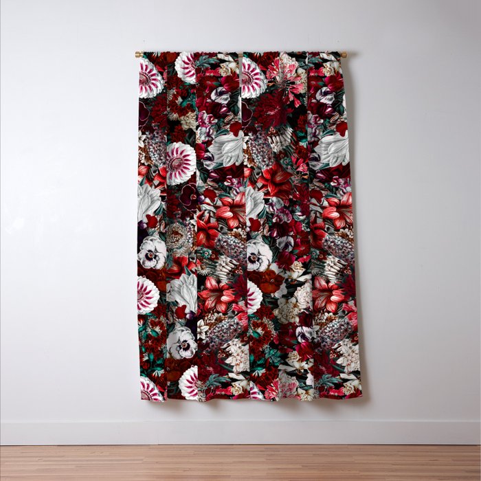 NIGHT FOREST XXIV Window Curtain Gallery Image 3