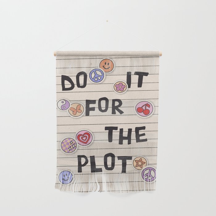 Do It For The Plot Y2k Stickers Wall Hanging Gallery Image 1