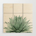 Agave Green Summer Vibes #1 #tropical #decor #art #society6 Wood Wall Art Gallery Image 1