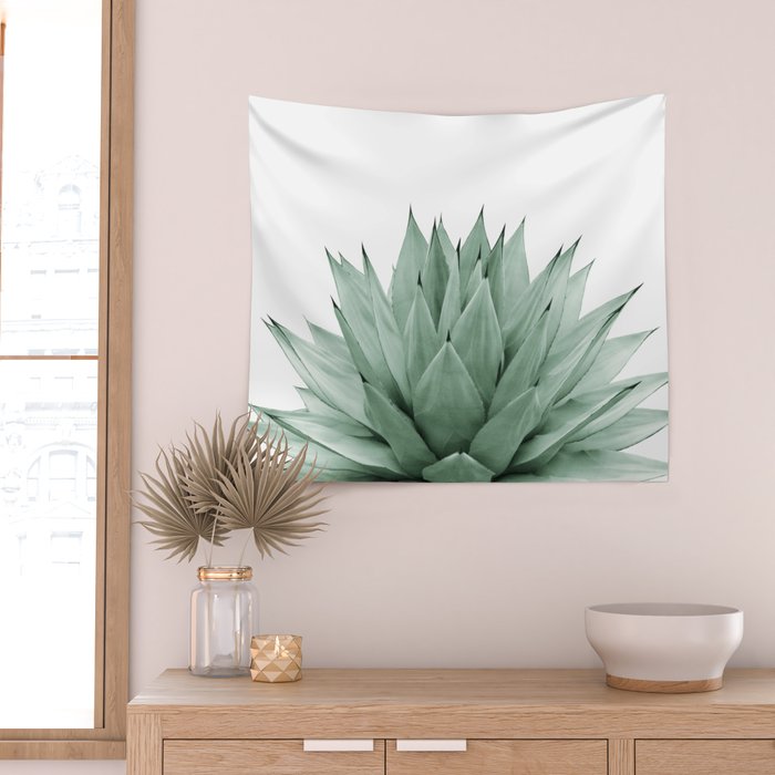 Agave Green Summer Vibes #1 #tropical #decor #art #society6 Wall Tapestry Gallery Image 2