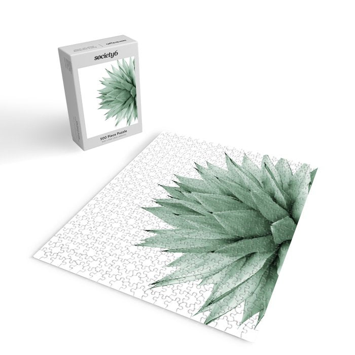 Agave Green Summer Vibes #1 #tropical #decor #art #society6 Jigsaw Puzzle Gallery Image 2