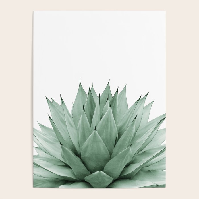 Agave Green Summer Vibes #1 #tropical #decor #art #society6 Poster Gallery Image 1