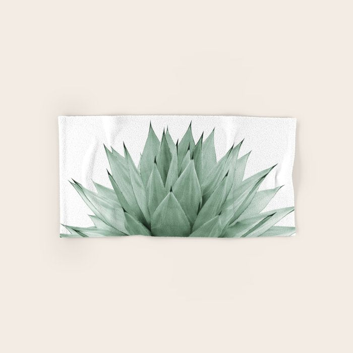 Agave Green Summer Vibes #1 #tropical #decor #art #society6 Bath Towel Gallery Image 1