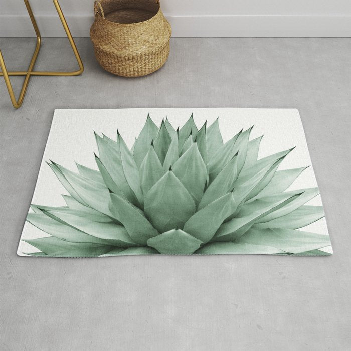 Agave Green Summer Vibes #1 #tropical #decor #art #society6 Rug Gallery Image 1