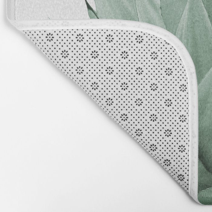 Agave Green Summer Vibes #1 #tropical #decor #art #society6 Bath Mat Gallery Image 2