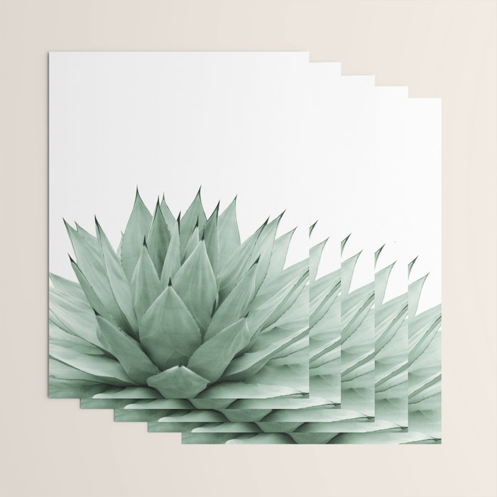 Agave Green Summer Vibes #1 #tropical #decor #art #society6 Wrapping Paper Gallery Image 3
