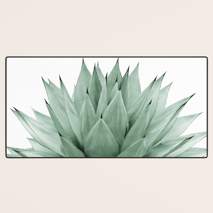 Agave Green Summer Vibes #1 #tropical #decor #art #society6 Desk Mat Gallery Image 3