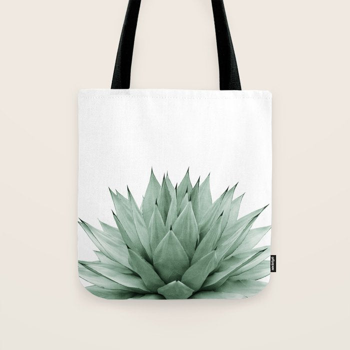 Agave Green Summer Vibes #1 #tropical #decor #art #society6 Tote Bag Gallery Image 1