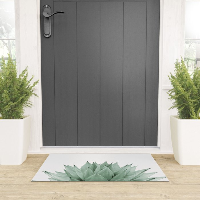 Agave Green Summer Vibes #1 #tropical #decor #art #society6 Welcome Mat Gallery Image 3