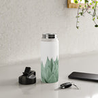 Agave Green Summer Vibes #1 #tropical #decor #art #society6 Water Bottle Gallery Image 5