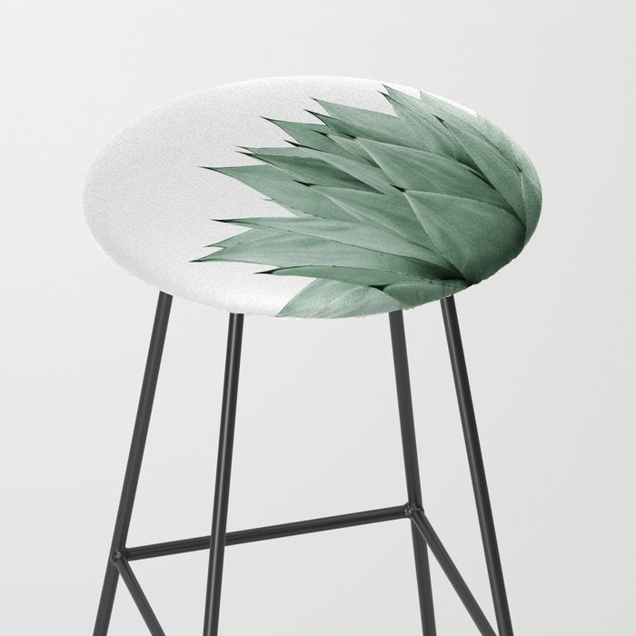 Agave Green Summer Vibes #1 #tropical #decor #art #society6 Stool Gallery Image 2