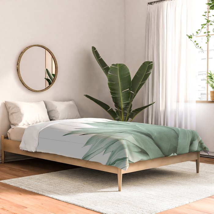 Agave Green Summer Vibes #1 #tropical #decor #art #society6 Comforter Gallery Image 2