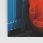Red Dress and Shoes Peek | Fashion Editorial Poster Gallery Image 3