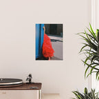 Red Dress and Shoes Peek | Fashion Editorial Poster Gallery Image 2