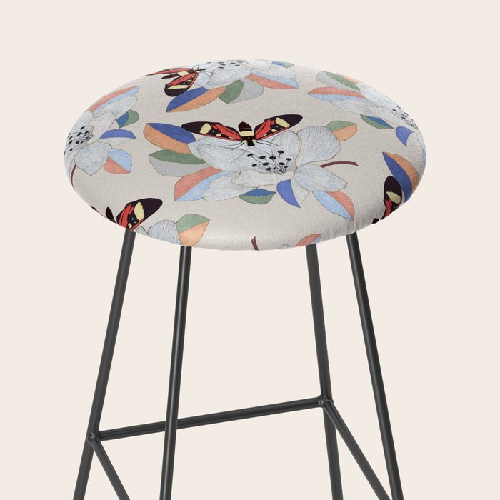 Magnolia flower and insect Stool Gallery Image 2
