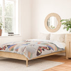 Magnolia flower and insect Duvet Cover Gallery Image 2