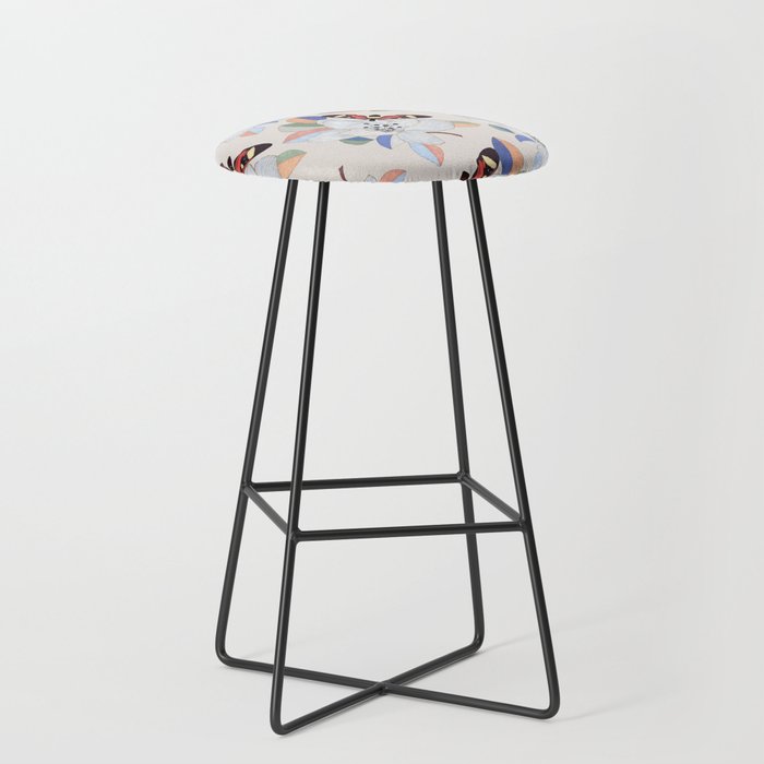 Magnolia flower and insect Stool Gallery Image 1