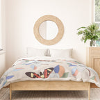 Magnolia flower and insect Duvet Cover Gallery Image 3