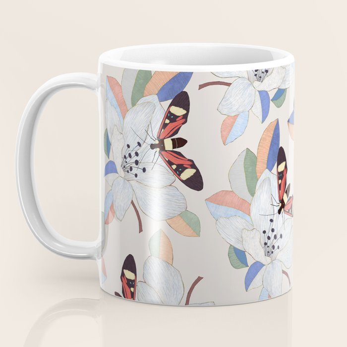 Magnolia flower and insect Coffee Mug Gallery Image 3