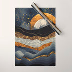 Metallic Mountains Wrapping Paper Gallery Image 1
