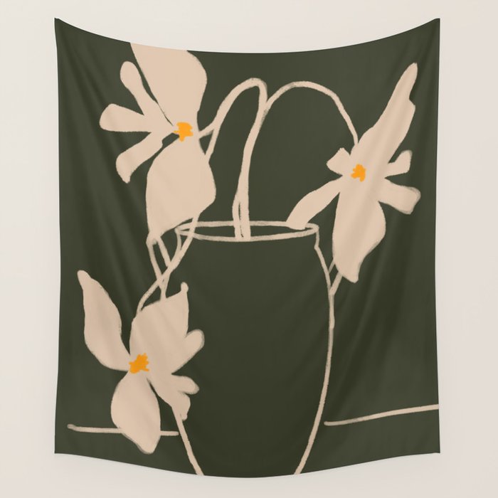 Green Symphony - The Jar Collection Wall Tapestry Gallery Image 4