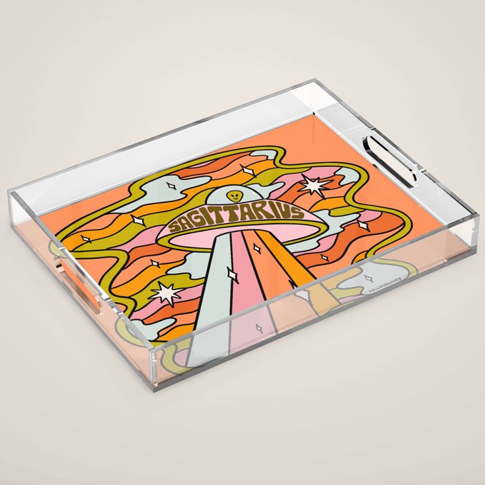 Sagittarius UFO Acrylic Tray Gallery Image 1