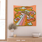 Sagittarius UFO Wall Tapestry Gallery Image 2