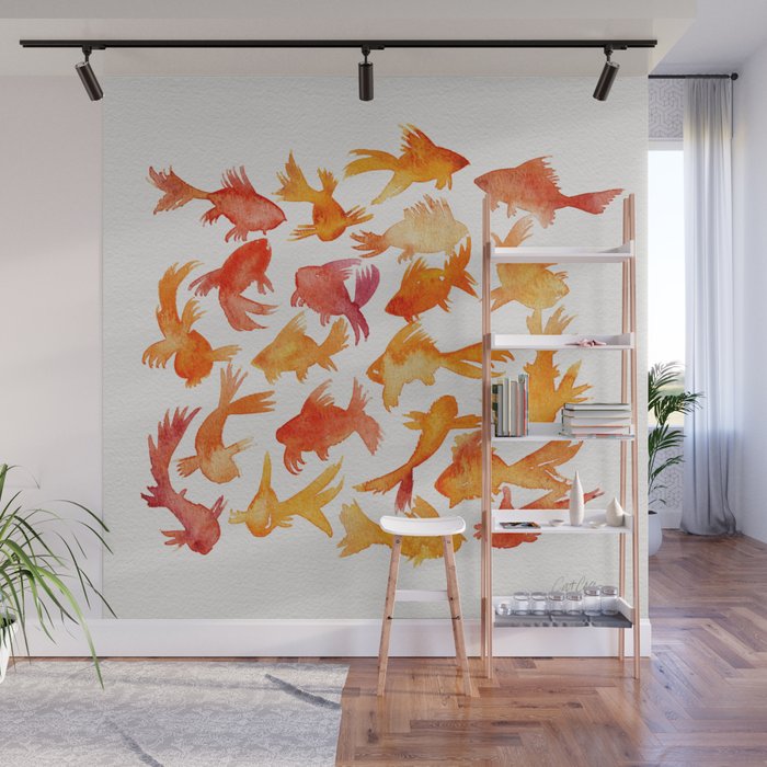 Goldfish Wall Mural Gallery Image 1