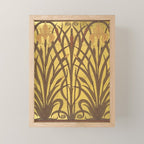 Walter Crane Rush & Iris Art Nouveau Mini Art Print Gallery Image 1