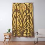 Walter Crane Rush & Iris Art Nouveau Window Curtain Gallery Image 5