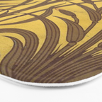 Walter Crane Rush & Iris Art Nouveau Bath Mat Gallery Image 3