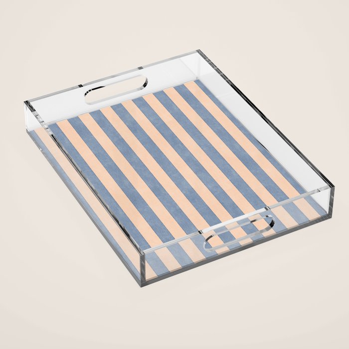 STRIPES 001 I - Stone Acrylic Tray Gallery Image 1
