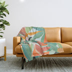 Tropical forest Throw Blanket Gallery Image 1