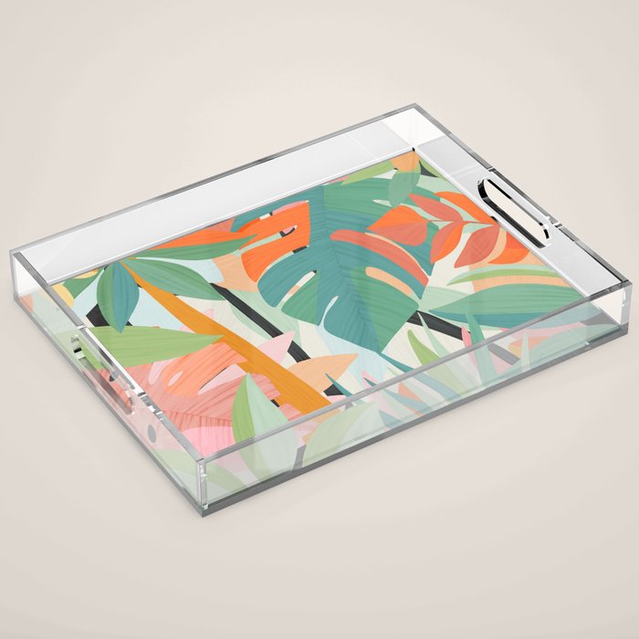 Tropical forest Acrylic Tray Gallery Image 1