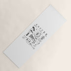 Soccer Player Football Vintage Patent Drawing Print Yoga Mat Gallery Image 1