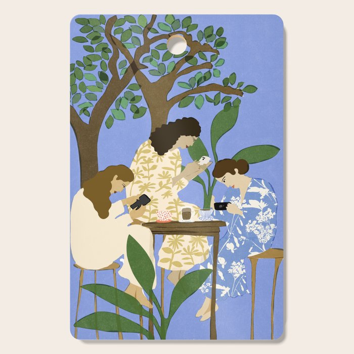 People used to talk to each other Cutting Board Gallery Image 1