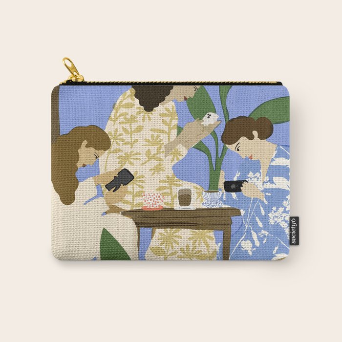 People used to talk to each other Carry All Pouch Gallery Image 1