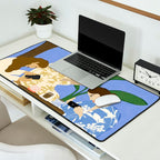People used to talk to each other Desk Mat Gallery Image 2