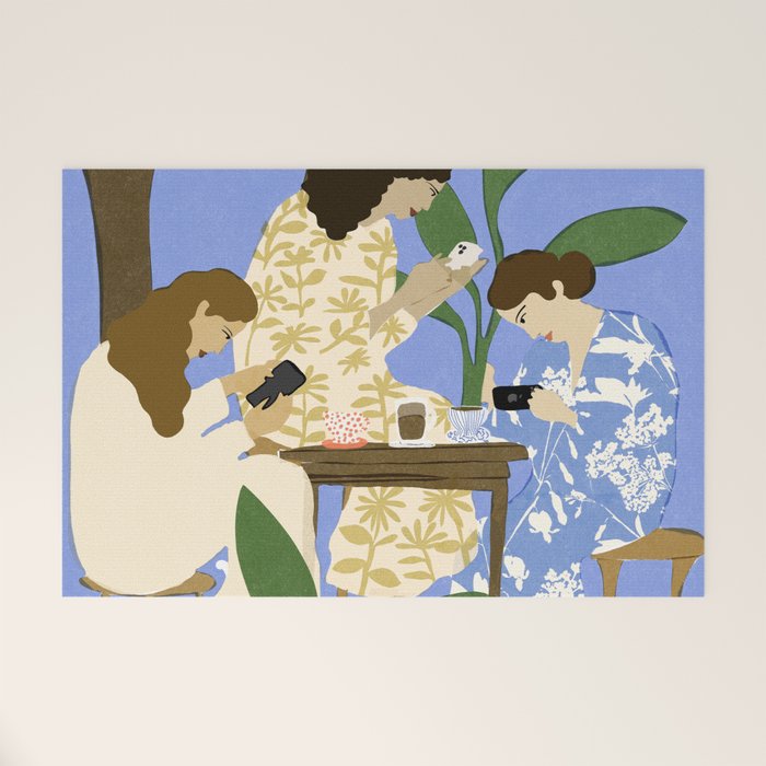 People used to talk to each other Welcome Mat Gallery Image 1