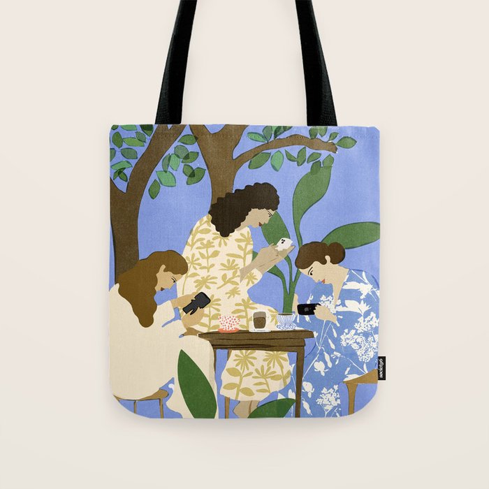 People used to talk to each other Tote Bag Gallery Image 1