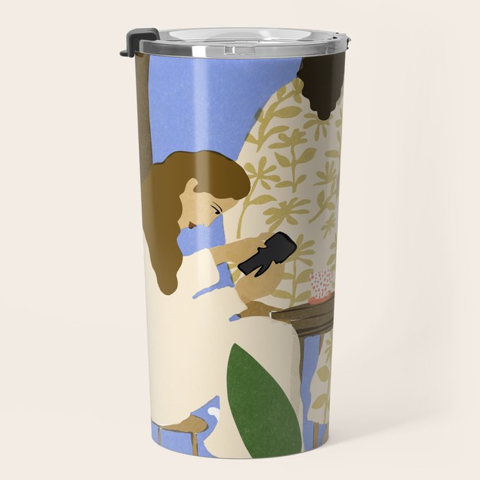 People used to talk to each other Travel Mug Gallery Image 3