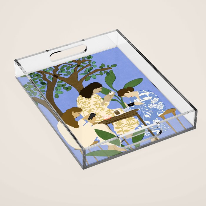People used to talk to each other Acrylic Tray Gallery Image 1