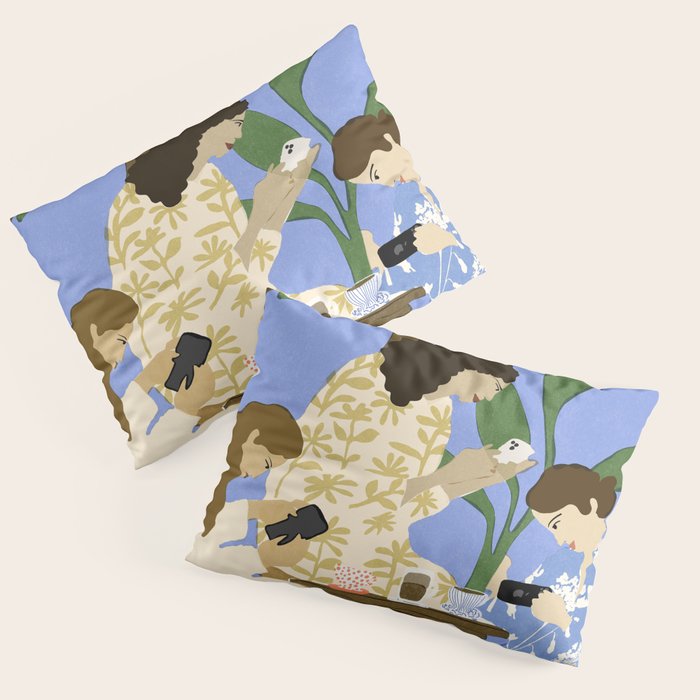People used to talk to each other Pillow Sham Gallery Image 3