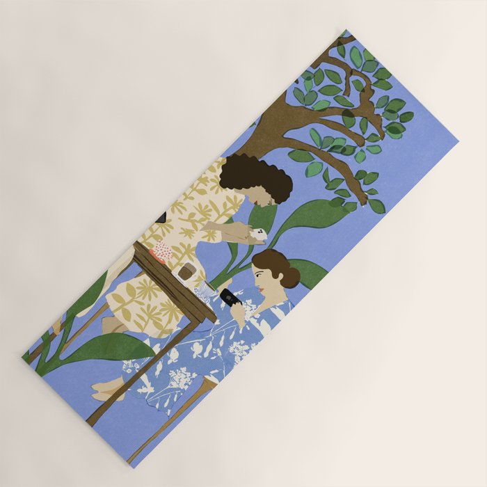 People used to talk to each other Yoga Mat Gallery Image 1