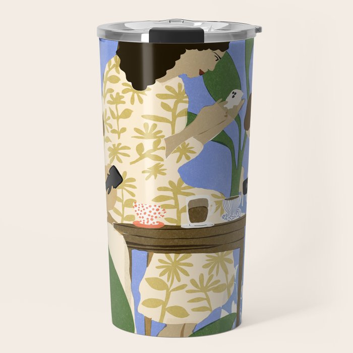 People used to talk to each other Travel Mug Gallery Image 1