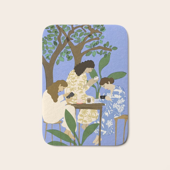 People used to talk to each other Bath Mat Gallery Image 1