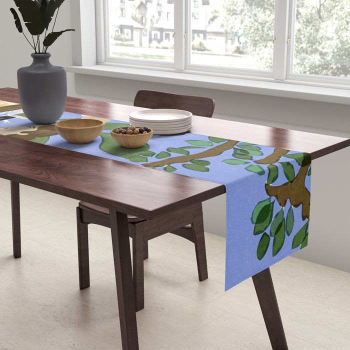 People used to talk to each other Table Runner Gallery Image 2